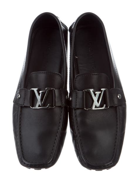 louis vuitton leather loafers